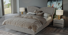 Кровать Уна (Дуб серый) 160х200