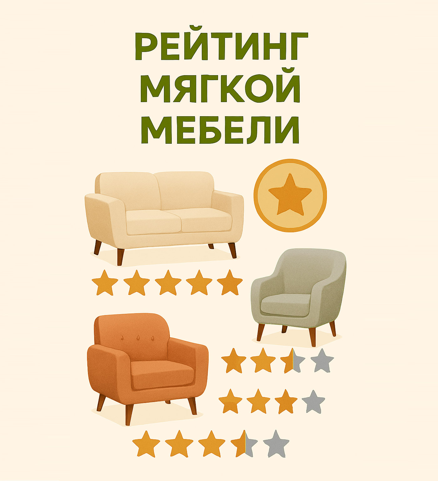 Рейтинг мягкой мебели