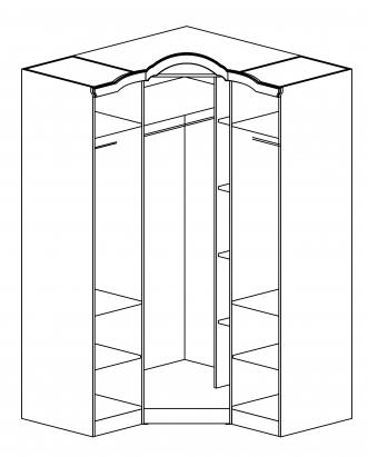 Шкаф для одежды угловой