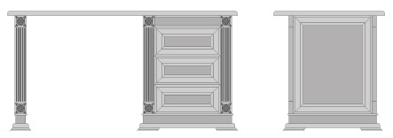 Стол письменный малый Стол письменный малый