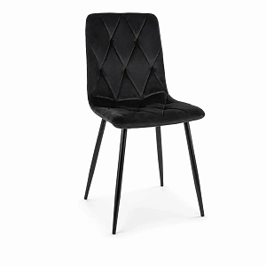 Стул SIGNAL TOM Velvet Bluvel 19 черный/черный