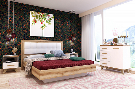 Вега Скандинавия Белый глянец