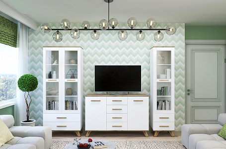 Вега Скандинавия Белый глянец