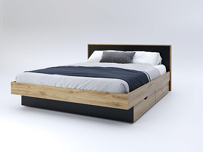 Кровать 1600 (с ящиками) Кровать 1600 (с ящиками)