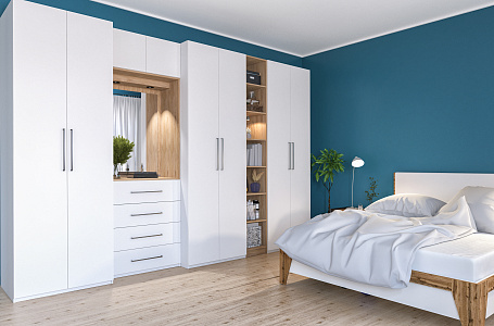 Шкаф ОТИС (Белый, ЛДСП)