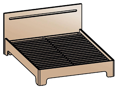 Кровать 160х200 Кровать 160х200