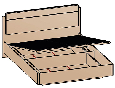 Кровать с подъемным механизмом 160х200 Кровать с подъемным механизмом 160х200