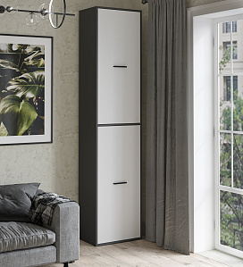 Шкаф (антрацит/белый)