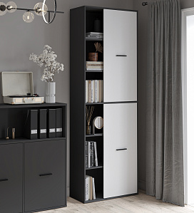 Шкаф (антрацит/белый)