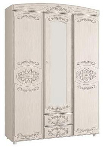 Шкаф для одежды 3х-дверный с зеркалом