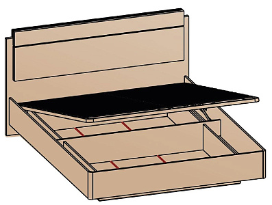 Кровать с подъемным механизмом 160х200 Кровать с подъемным механизмом 160х200
