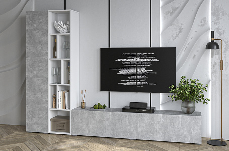 Neo-9 Бетон/Белый