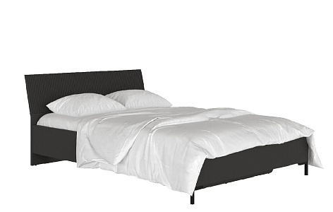 Кровать c металлическим основанием