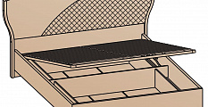 Кровать Уна с подъемным механизмом (Гикори джексон) 140х200