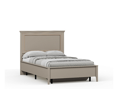 Кровать c металлическим основанием