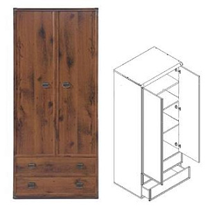 Шкаф с полками