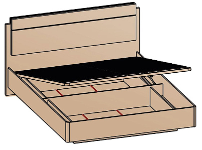 Кровать с подъемным механизмом 180х200 Кровать с подъемным механизмом 180х200