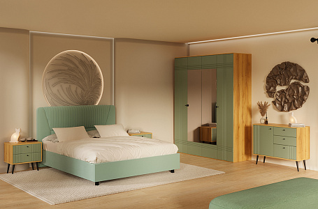 Вега Саксония Серо-зеленый