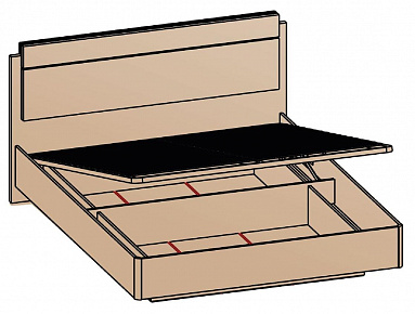 Кровать с подъемным механизмом 120х200