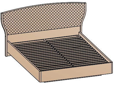 Кровать 160х200 (основание 16 мм) Кровать 160х200 (основание 16 мм)