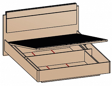 Кровать с подъемным механизмом 120х200