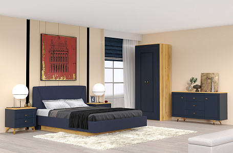 Вега Сапфир Темно-синий софт