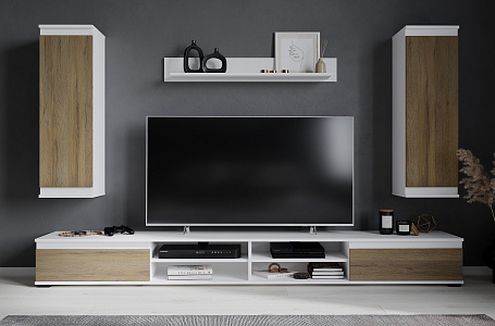 Neo-3 Дуб Вотан/Белый платинум