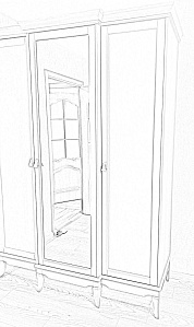 Шкаф комбинированный