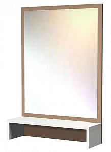 Зеркало настольное с полкой