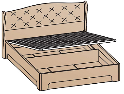 Кровать с подъемным механизмом 180х200 Кровать с подъемным механизмом 180х200