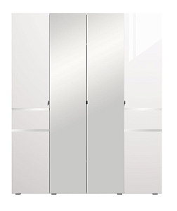 Шкаф 4-хдверный с зеркалом