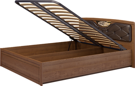 Кровать с подъемным механизмом (с мягким элементом)
