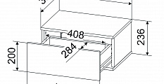 Тумба прикроватная