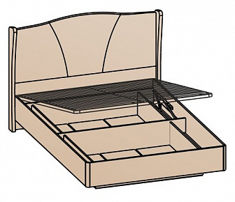 Кровать с подъемным механизмом 1400 (мягкое основание)