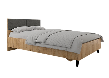 Кровать c металлическим основанием