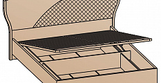 Кровать Уна с подъемным механизмом (Гикори джексон) 160х200