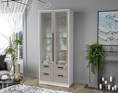 Шкаф с витриной