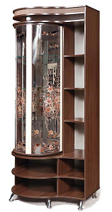 Шкаф с витриной (левый)