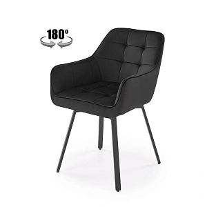 Стул HALMAR K588 черный/черный
