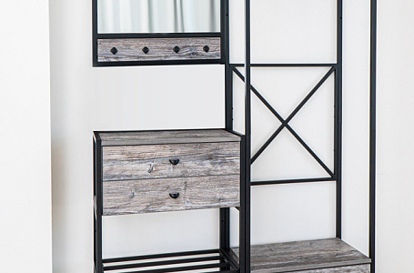 Древпром Сосна пасадена/Черный матовый