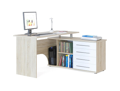 КСТ-109П (дуб сонома/белый) КСТ-109П (дуб сонома/белый)