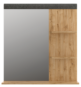 Полка настенная с зеркалом