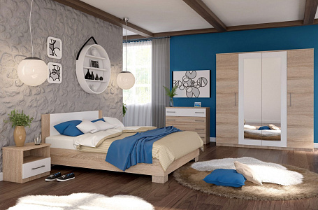 Аврора Сонома/Белый