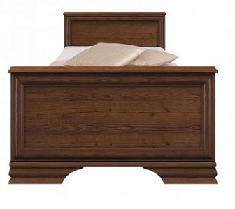 Кровать Kentaki LOZ90Х200 м/о Каштан + Матрас "Relax" Trend 90х200