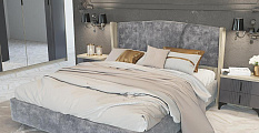 Кровать Шер (Дуб серый) 140х200 (основание 32 мм)