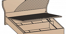 Кровать Уна с подъемным механизмом (Дуб сонома) 140х200