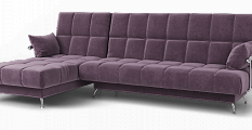 Финка угловой Фиолетовый (с подлокотниками и подушками)