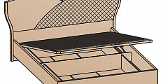 Кровать Уна с подъемным механизмом (Дуб сонома) 160х200